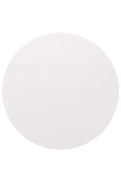 vidaxl Blat de masă, alb, Ø90x2,5 cm, lemn masiv de pin