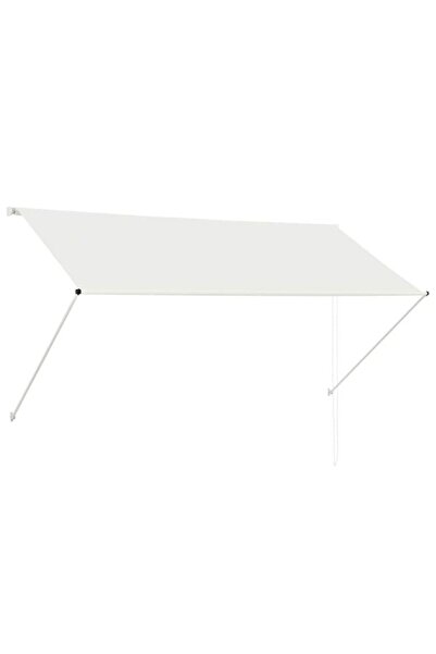 vidaxl Copertină retractabilă, crem, 250 x 150 cm