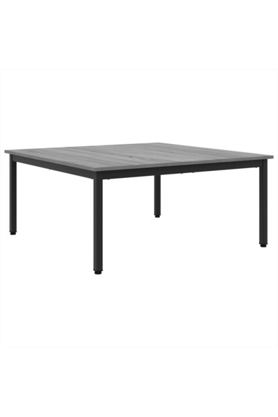 vidaxl Masă de cafea Gri Sonoma 100 x 100 x 45 cm Lemn compozit