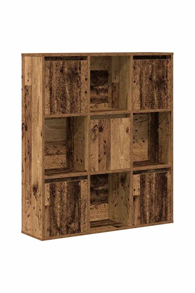vidaxl Bibliotecă, lemn vechi, 89x24x101,5 cm, lemn prelucrat