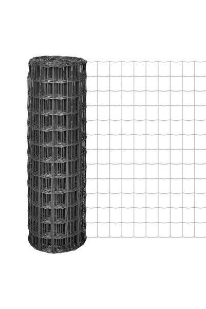 vidaxl Gard Euro, gri, 25 x 1.2 m, oțel