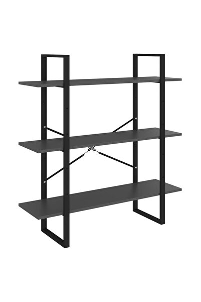 vidaxl Bibliotecă, gri, 100x30x105 cm, PAL