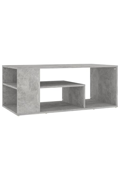 vidaxl Măsuță de cafea, gri beton, 100x50x40 cm, lemn prelucrat