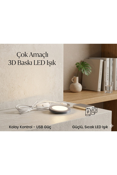 LED Lamba 3D Baskı