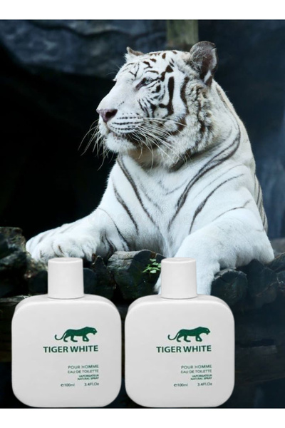 Tiger قطعتان من العطر الأبيض 100 مل