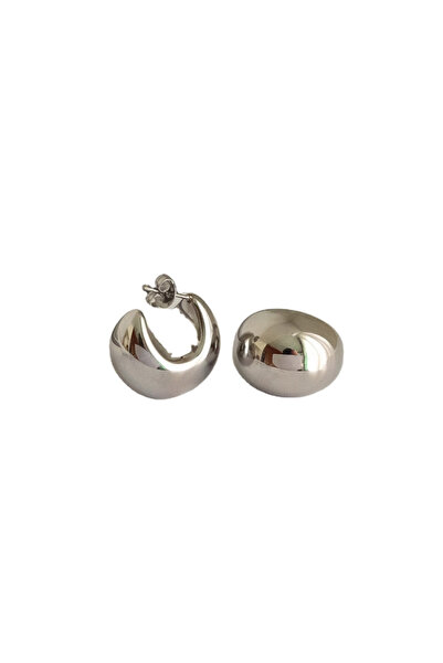 Black Season أقراط CC ستيل مطلية ذهب 18K | بلاك سيزون