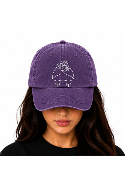 WeavedCo Embroidered Washable Vintage Hat (Frida Kahlo)