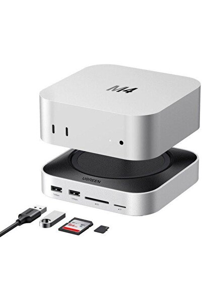 Ugreen CM841 11-in-1 Docking Station for Mac mini, USB-C/USB-A, NVMe, SD/TF
