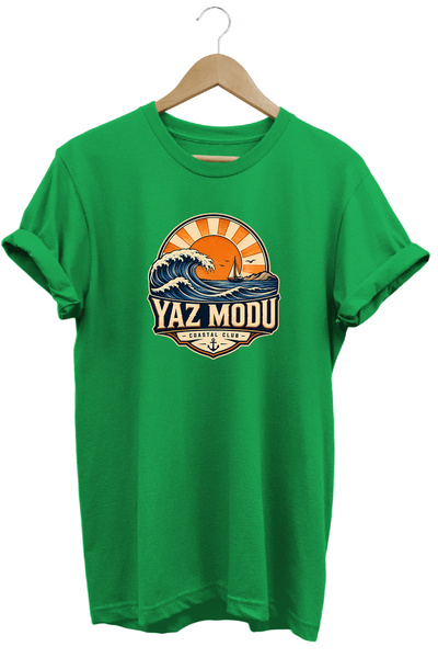 remonz Summer Mode Coastal Club Unisex Sea Wave Printed Summer Themed Regular...
