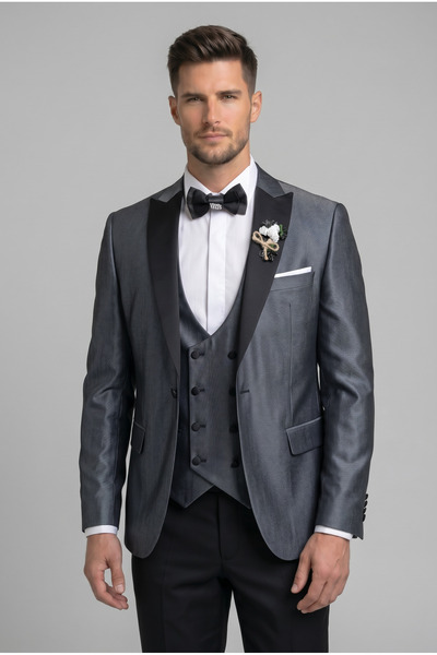 AtlasGiyim Men's Groom Suit Tuxedo (New Season)