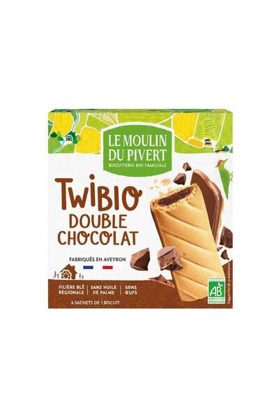 moulin Twibio Double Chocolate Cookies 150g