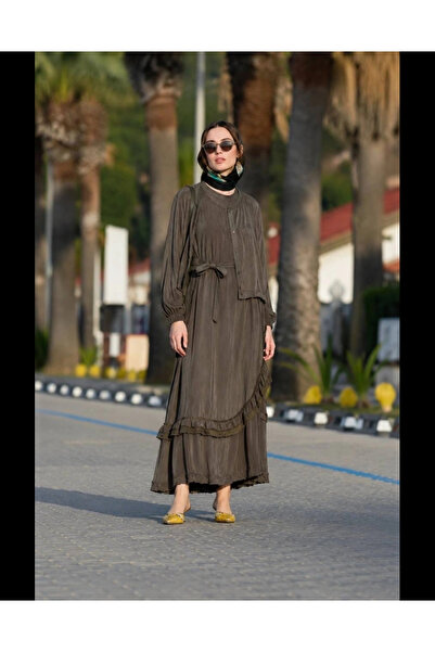 MissWhence Vest Dress 39815 Coffee