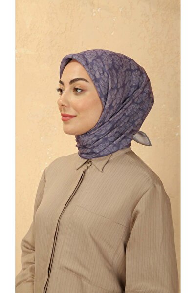 locella Soft Pamuk Eşarp Mor