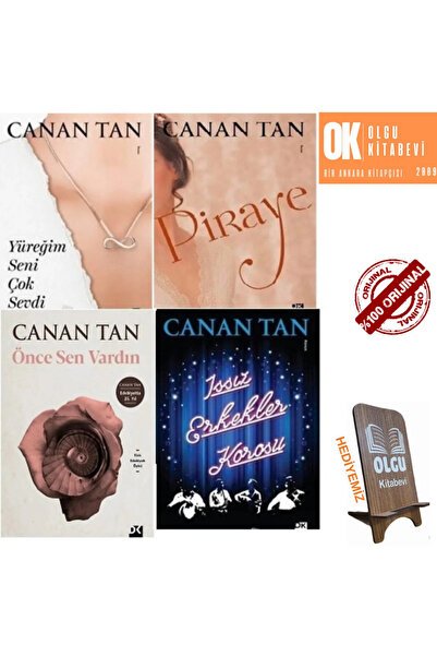 Doğan Kitap Canan Tan 4 kitap Set / Önce Sen Vardın - ıssız Erkekler Korosu -...