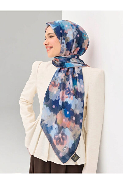 ZER Organic Cotton Viscose Scarf Special Design Watercolor Floral Lightweight...