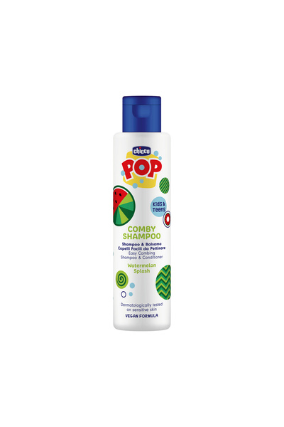 Chicco Σαμπουάν & Balsam 2 σε 1 POP με άρωμα καρπούζι, vegan φόρμουλα, για πα...