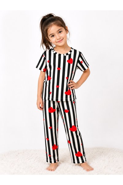 EKRKİDS Girl's Pajama Set