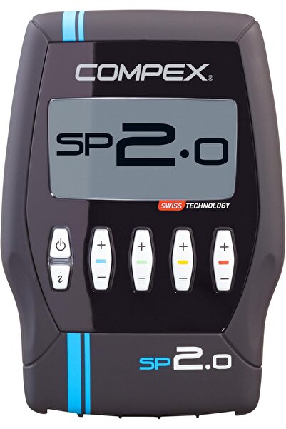 Compex جهاز تحفيز العضلات الرياضي للبالغين من الجنسين 2.0 - أسود