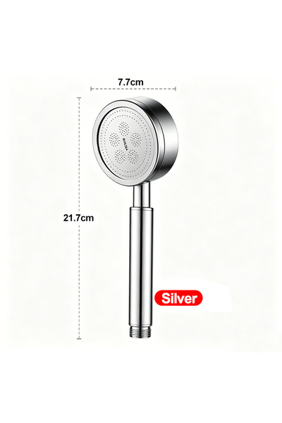 Choice Silver 304 Stainless Steel Pressure-enhanced Shower Head, Shower Enclo...