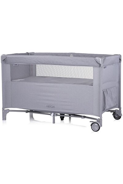 Chipolino Patut pliabil Relax cloud linen cu laterala culisanta