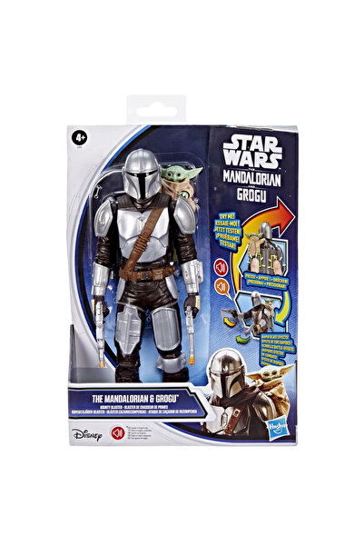 SW STARWARS Figurină Star Wars Mandalorian și Grogu cu sunete