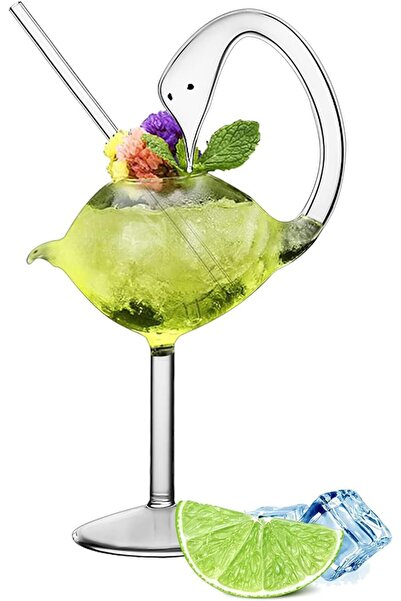 KASTWAVE Cocktail Glass, 1 Set Cocktail Wine Glass 6oz/175ml Unique Champagne...