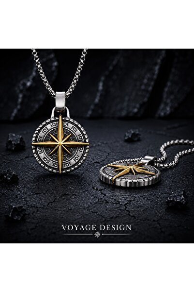 voyageaccessory Stainless Steel Antique Silver Anthracite Color North Star Co...
