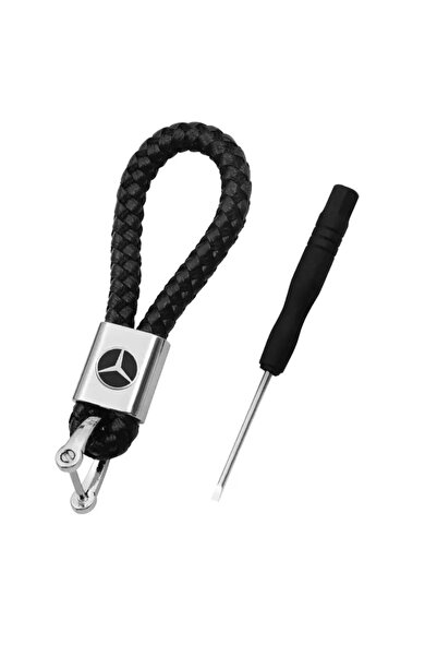 BGA Car Brand Compatible Keychain Car Logo Compatible Steel Mesh Rope Keychain
