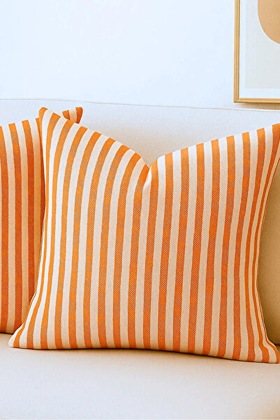 KaiHome 2-Pack Cotton Linen Bohemian Style Throw Pillow Cover Modern Decorati...