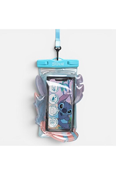 Z Store Husă impermeabilă pentru telefon cu figurină Stitch 11.5x21.5cm