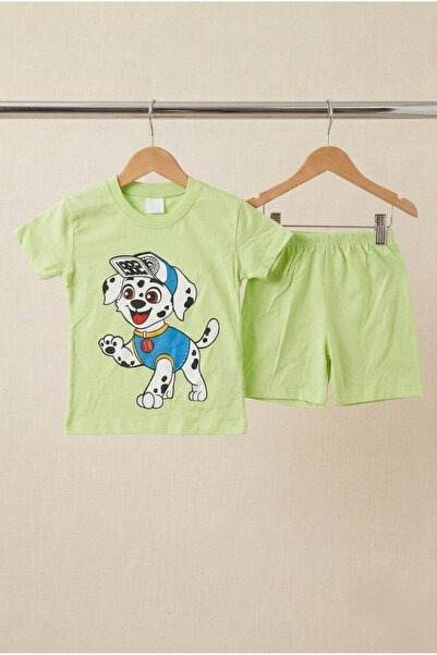 Yumak Bebek Ürünleri 100% cotton boys' two-piece shorts set - summer casual o...