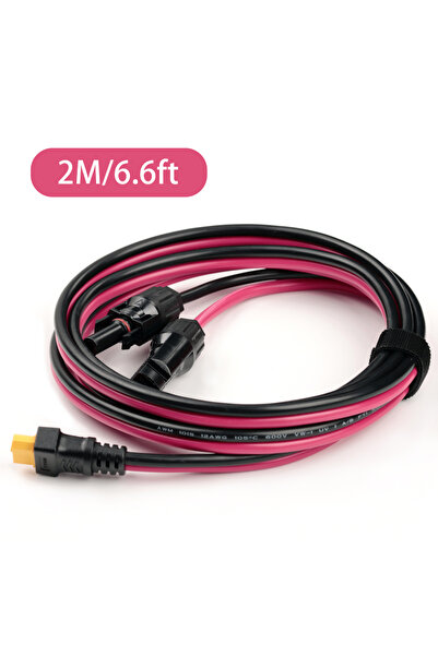 Choice 2M Cable XT60 Female to Solar Panel Connector 12AWG Power Cord Energy ...