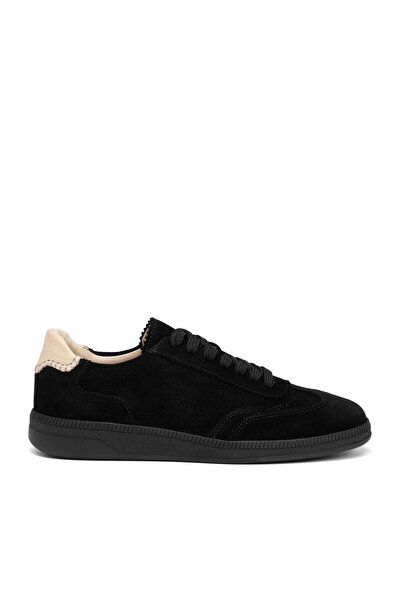 Tergan Siyah Hakiki Süet Deri Kadın Sneaker - K26I1AY68528-A01