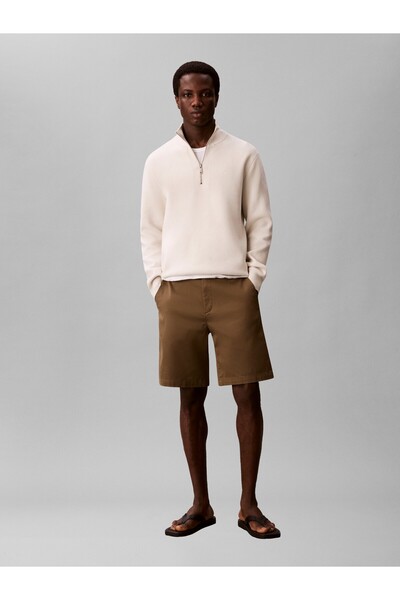 Calvin Klein 9 IN STRAIGHT REFINED CTTN STRET ERKEK ŞORT