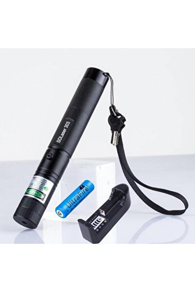 Vivendo Laser puternic 3D verde cu 3 fascicule. Raza de lumina 10 km