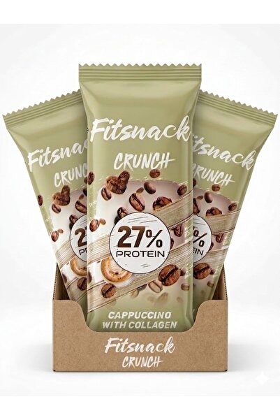Fitsnack كابتشينو كرانش 27% - 3*55 جرام