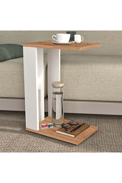Vivendo Masuta de cafea pe roti, masuta living 90 x 42 cm cu blocaj roti mobi...