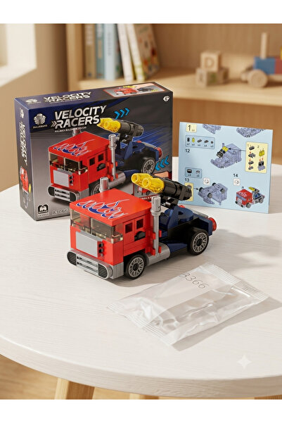 ydn Velocity Racers Çek-Bırak Yapboz Yarış Arabası 8.4/3.8 84 Parça