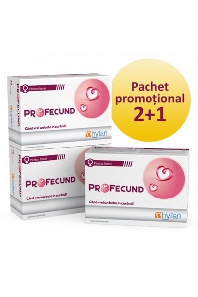 Hyllan Pharma Hyllan Profecund 30 comprimate 2+1 gratis Div