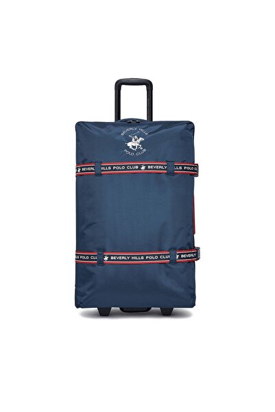 Beverly Hills Polo Club Valiză mare unisex albastră