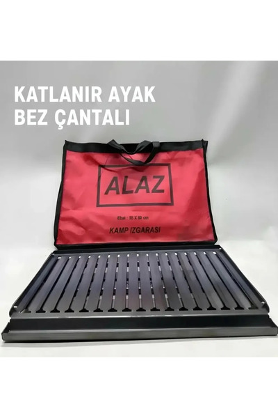 piknik sepeti ALAZ KAMP IZGARASI 35x40 CM
