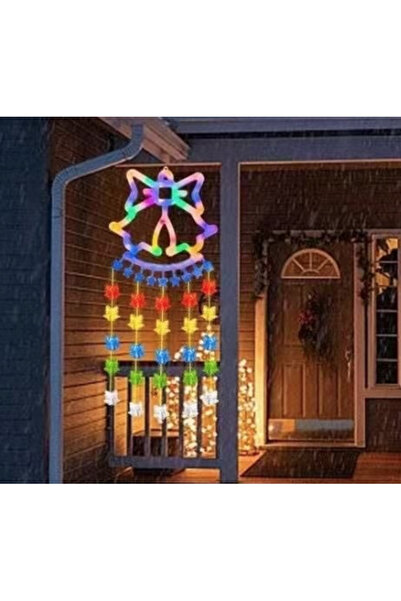 Vivendo Ghirlanda luminoasa colorata, 160 cm cu 60LED alimentare la priza, mu...