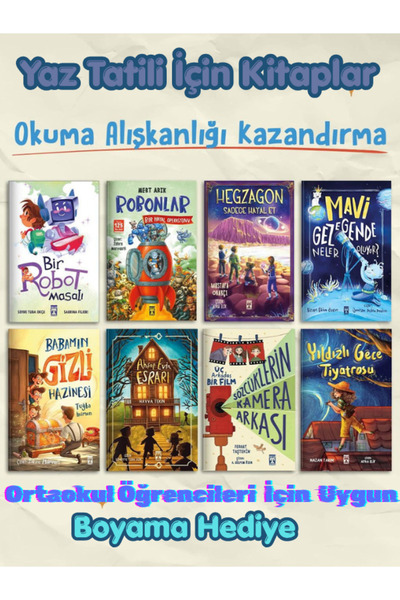 Genç Timaş Timaş 5.6.7.8.Sınıflar İçin Okuma Kitabı Seti
