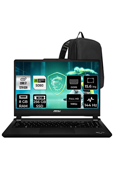 MSI Cyborg 15 Max Core i7 13620H RTX 5060 8GB 100W 8GB RAM 256GB SSD 15.6" Fu...