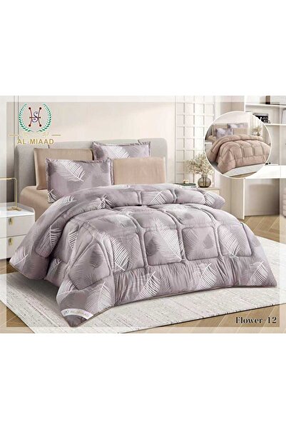ALMIAAD Double Quilted Double-Sided Puffy Quilt - Soft Microfiber |   Nefren ...