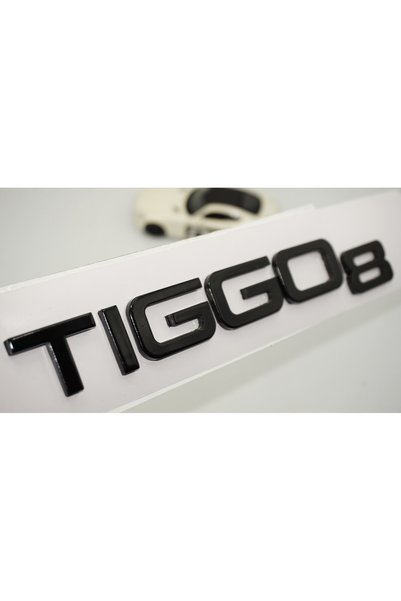 DK Tuning Chery Tiggo 8 Bagaj Siyah ABS Yazı Logo Amblem