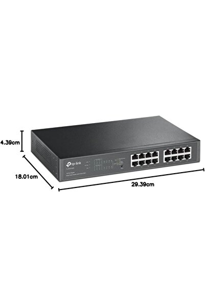 gagukstore TL-SG1016PE, 16-Port Gigabit Easy Smart Switch with 8-Port PoE+