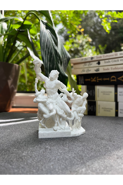 KALIPDIŞI 3D Dekoratif Laocoön ve Oğulları Heykeli - Antik Mitolojik Laocoön ...