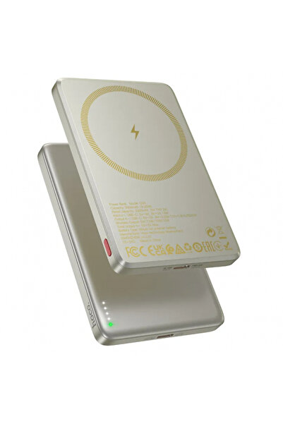 hoco. Baterie Externa Wireless HOCO Q26, 5000mAh, 20W, PD + FQI, 1 x QI - 1 x...