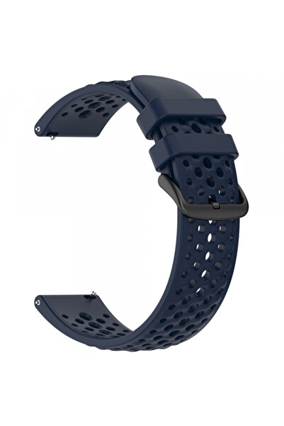 Techsuit Curea W083 pentru Amazfit Watch/ Samsung Watch Series, 22mm, Bleumarin